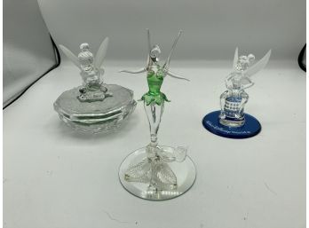 3 Pc. Crystal Tinkerbell Collection