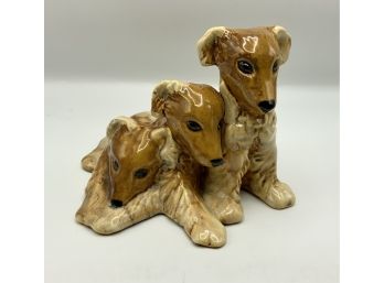 Vintage Royal Haeger 3 Puppy Dogs ~ R782 ~