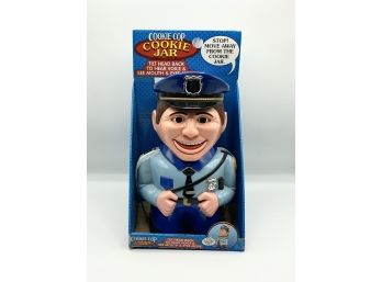 Cookie Cop Cookie Jar  ~ “Stop Move Away From The Cookie Jar” ~ New In Box