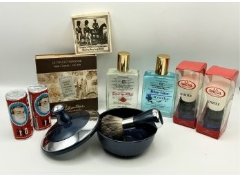 Vintage  Shaving Lot #1 ~ After Shave, Shaving Brushes, Shaving Soap With Bowls & More ~ ALL NEW
