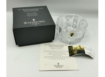 Waterford Champagne Bottle Coaster ~ Millennium ~ NEW IN BOX