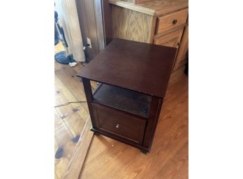 Single Drawer File Cabinet With Shelf