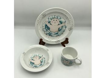 Cabbage Patch Childs Dish Set 1984 By Royal Worcester ~ Fine Porcelain ~