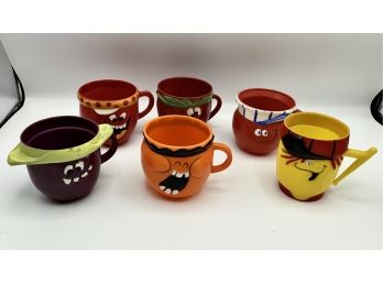Set Of 6 Rare Pillsbury Funny Face Mugs And 5 Kool Aid Cups