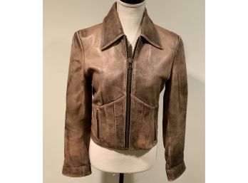 Guess Leather Jacket ~ Size M ~