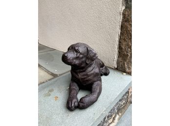 Metal Dog Sculpture