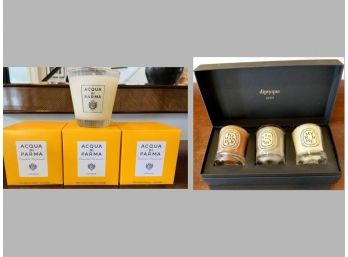 New In Box - Lot Of Luxury Candles