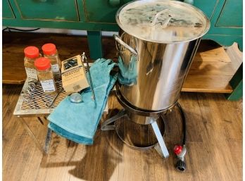 Turkey Fryer And Stand W/ Accesories