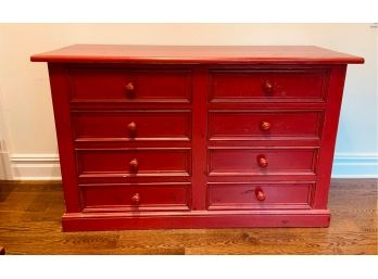 Red Wood Dresser