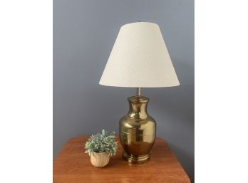 Pretty Brass Lamp - SHADE NOT INCLUDED