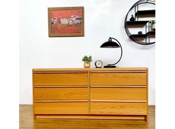 Beautiful Low Dresser Mid Century With Matching Side Table- Very Solid