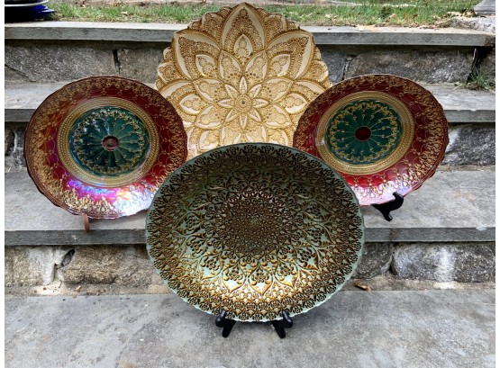Inspired By India...Ornate Platters