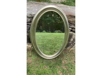 Lightweight Oval Silver Mirror