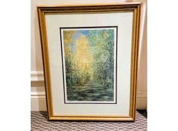 Authenticated Limited Edition Lithograph - Woodwalk