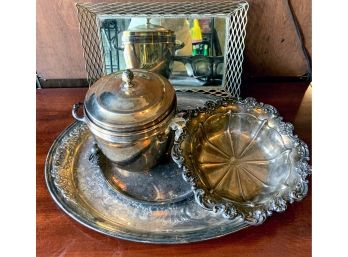 Lot Of Mixed Silver - Including GORHAM STERLING A3608 SERVING BOWL