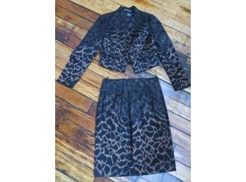 Salvatore Ferragamo Skirt And Blazer Suit, Size 38, $2200