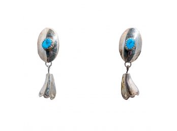 Sterling & Turquoise Earrings.