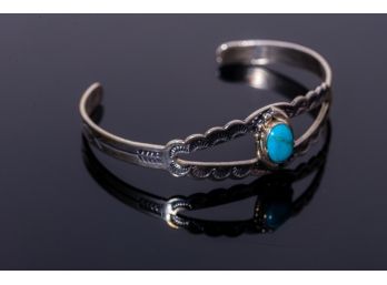 Sterling & Turquoise Cuff Bracelet