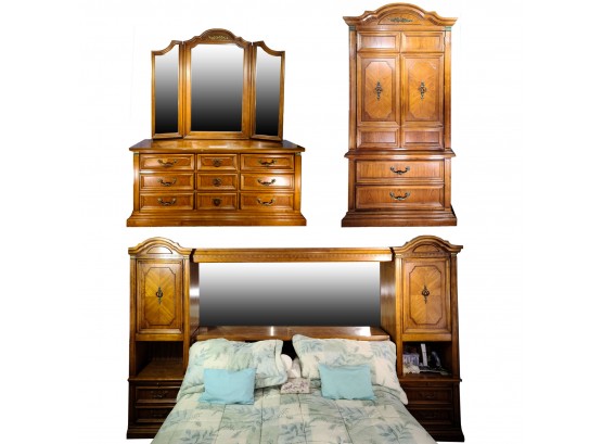 Bedroom Set  •  Armoire  •  Dresser  •  Head Board *