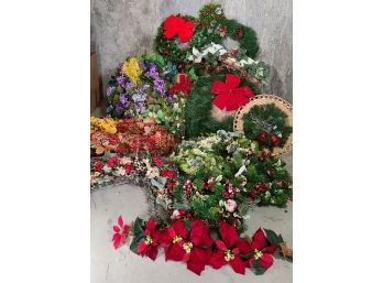 Variety Of Seasons Wreaths And Sprays