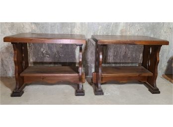 Vintage - Mohawk - Set Of Dark Pine Tables