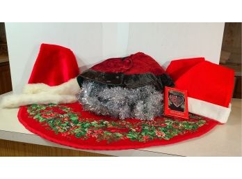 Christmas Tree Skirts • Santa Hats • Garland  • Ornament