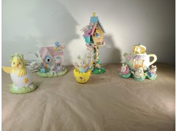 Easter Village Display