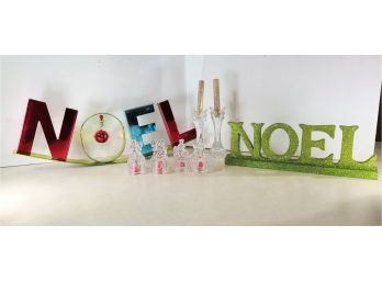 Noel Group Of Decor • Festive Candles Sticks With Holders