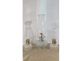 Trio Of Vintage Kerosene Lanterns