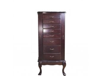 Large Standing Jewelry Chest