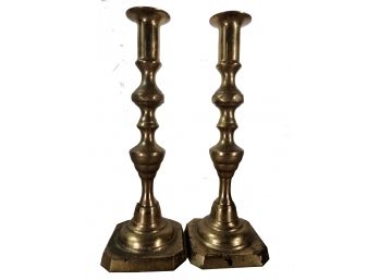 Pair • Brass Candle Stick Holders