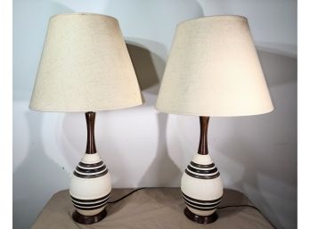 1950s Set Of Lamps *