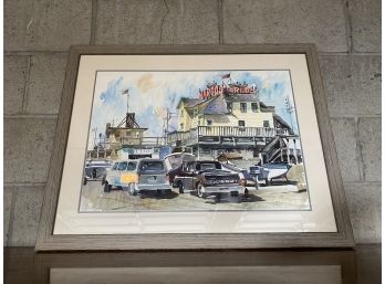 Robert Sakson Signed Water Color Painting