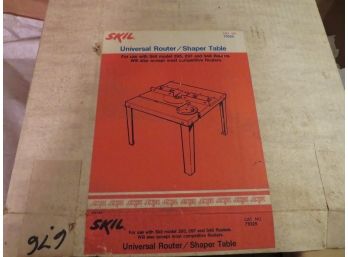 Vintage Skil Universal Router/shaper Table In Box