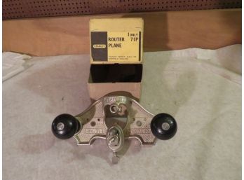 Vintage Stanley #71 Router Plane With Box