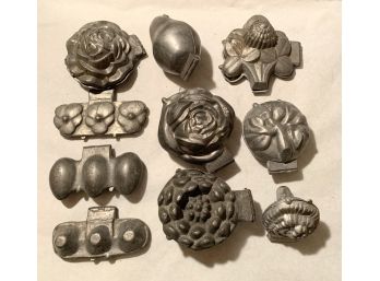 Assorted Antique Hinged Chocolate Candy Molds- Lot #2 0f 6