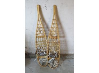 Pair Of Vermont Tubbs Rawhide Snow Shoes