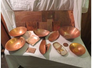 Copper Blank Forms For Enameling Crafts