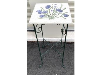 Decorative Iris Table Plant Stand