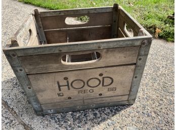 Vintage Wood Crate Hood Diary