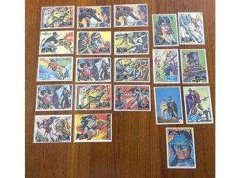 Vintage Lot Group 2 Of 21 Batman Collectible Cards