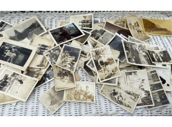 Vintage Lot Of Black And White Photos