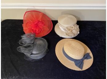 Four Elegant Ladies Hats