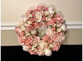 Silk Faux Rose 15' Wreath