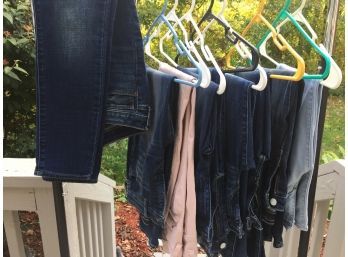 10 Pair Of Jeans Sizes 6 And 8 - Like New Condition
