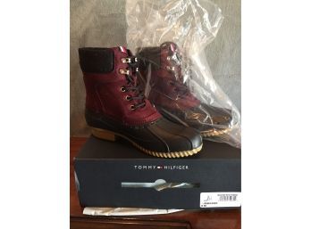 Size 8 Tommy Hilfiger Duck Boots - Brand New