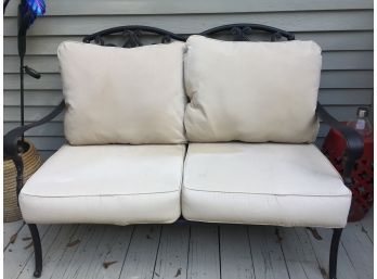 Outdoor Furniture Set - 3 Pieces And 2 Pillows