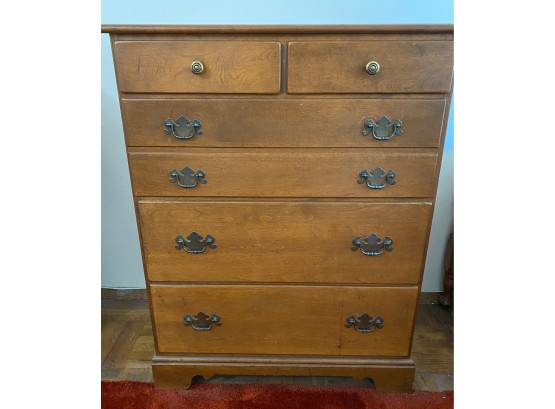 Vintage Ethan Allen Solid Maple & Birch Wood Dresser
