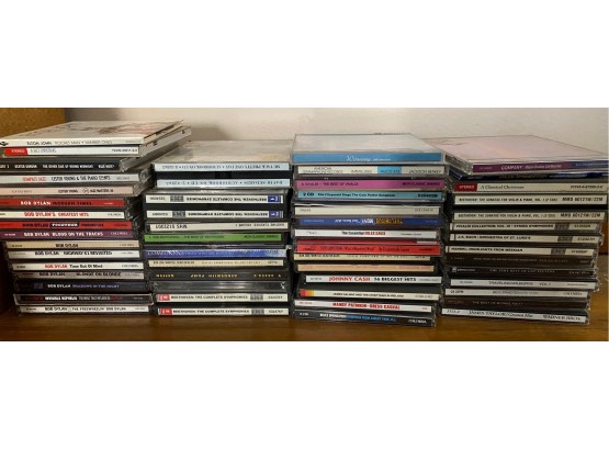 Over 50 CDs Music, Bob Dylan, Classical & More