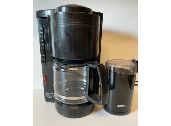 Krups Gevalia 10 Cup Coffee Maker & Grinder